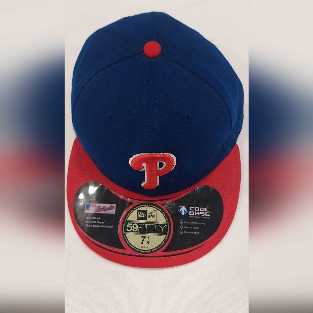 New Era Blue and Red 59FIFTY Baseball Cap